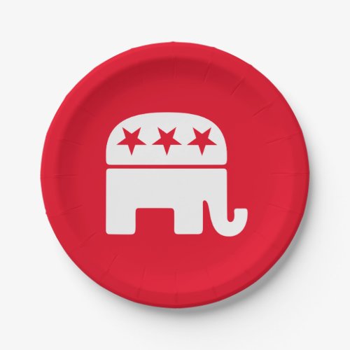 Republican Elephant Personalize Paper Plates