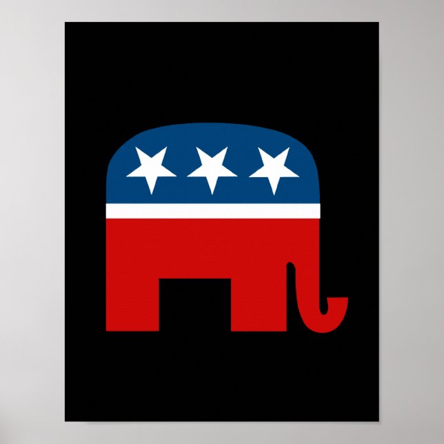 Republican Elephant Poster (Front)