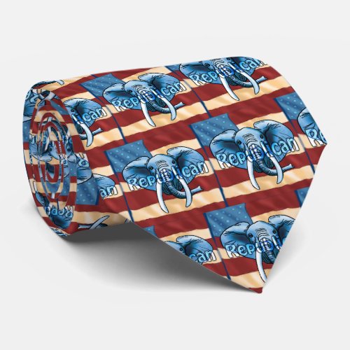 Republican Elephant Tie
