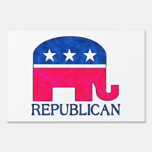 REPUBLICAN ELEPHANT Yard Sign