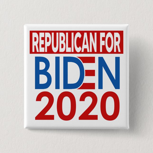 Republican for Biden 2020 Button (Front)