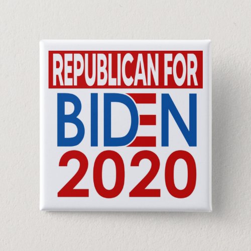 Republican for Biden 2020 Button