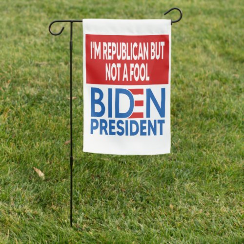 Republican for Biden 2020 Garden Flag