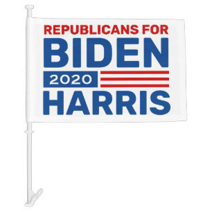 Republican for Biden Harris 2020 Election Car Flag