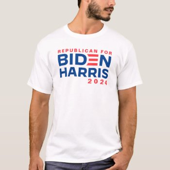 Republican For Biden-harris Never Trump T-shirt by teeloft at Zazzle