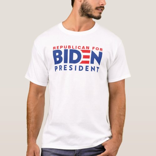 Republican for Biden President Never Trumper T_Shirt