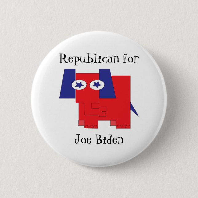 Republican for Joe Biden Button (Front)