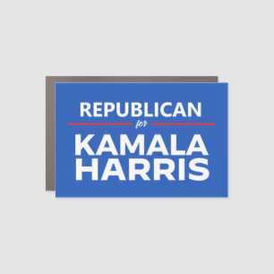 Republican for Kamala Harris 2024 Car Magnet