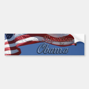 Republican for Obama Bumper Sticker