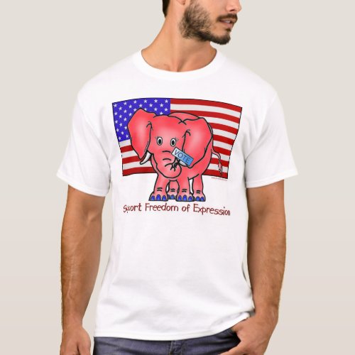 Republican Freedom of Expression T_Shirt