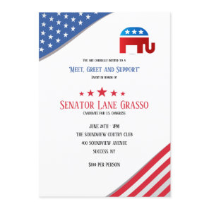 Republican Fundraiser Invitation