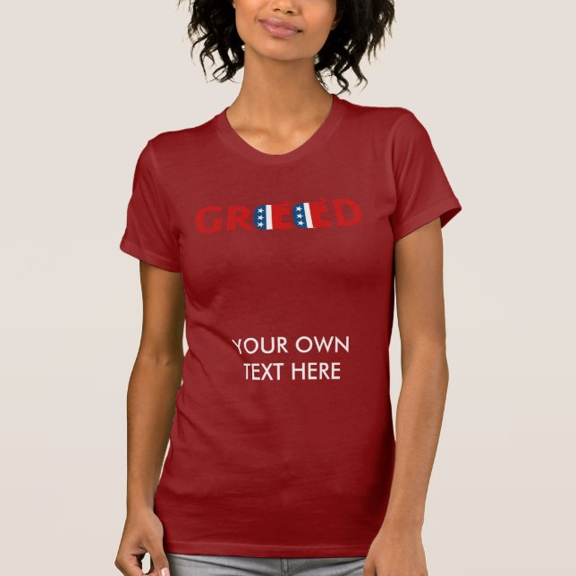 Republican Greed T-Shirt (Front)