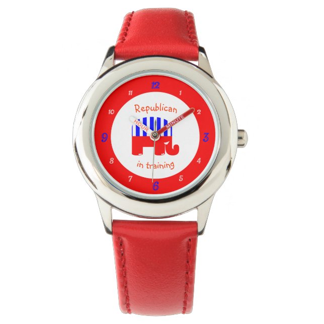 Republican In Training Numbered Watch (Front)