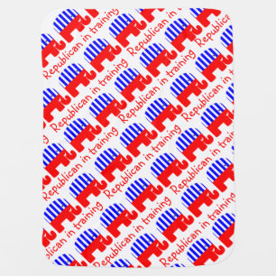 Republican In Training Stroller Blanket