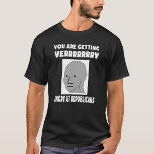 Republican Npc Democrat Hypnotized Sheeple Hypnosi T-Shirt