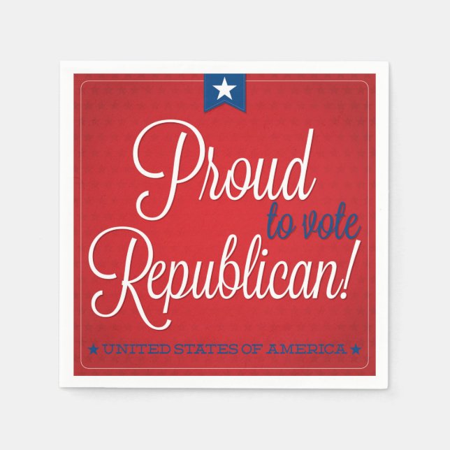 Republican Paper Napkins (Front)