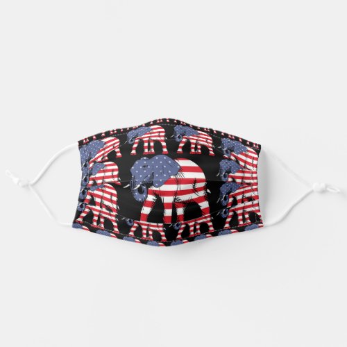 Republican Party Elephant Adult Cloth Face Mask