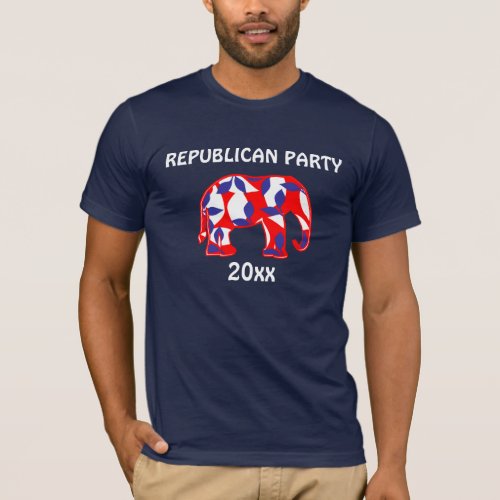 Republican party elephant mascot CUSTOMIZE T_Shirt