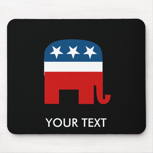 REPUBLICAN PARTY MASCOT MOUSE PAD (Front)