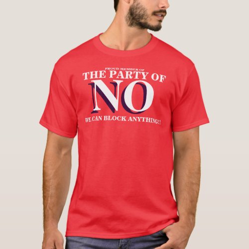 Republican Party of NO T_shirt