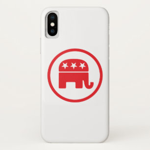 Republican Party Political Symbol (Elephant) iPhone X Case