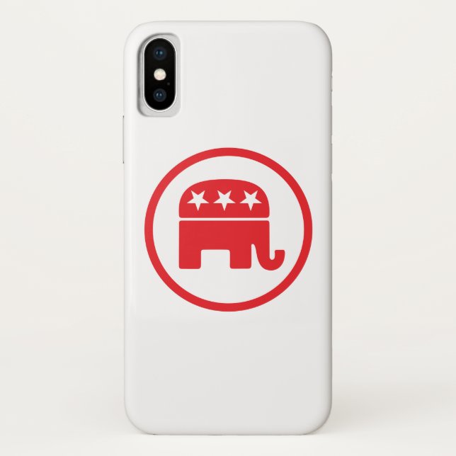 Republican Party Political Symbol (Elephant) Case-Mate iPhone Case (Back)