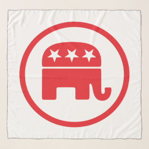 Republican Party Political Symbol (Elephant) Scarf