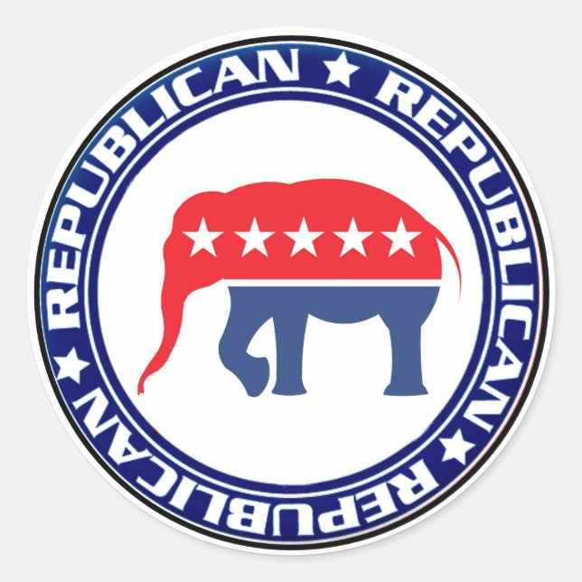 Republican Party Sticker (Front)