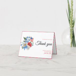 Republican Patriotic Committee Volunteer Donor Letterpress Thank You Card