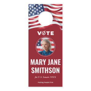Republican Political Campaign Canvassing Tool 2026 Door Hanger