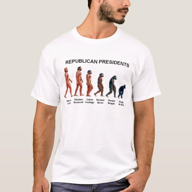REPUBLICAN PRESIDENTS T-Shirt (Front)