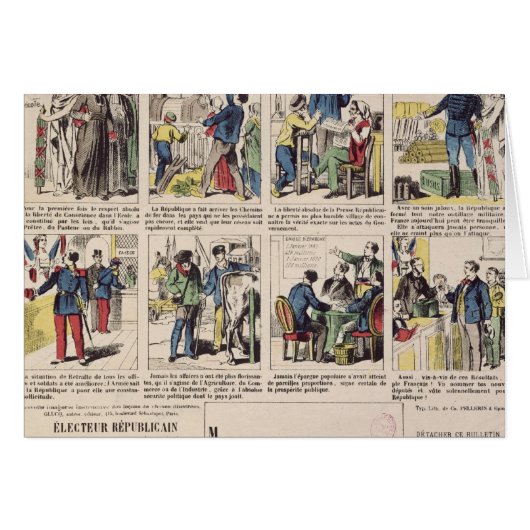Republican propaganda cards (Front Horizontal)