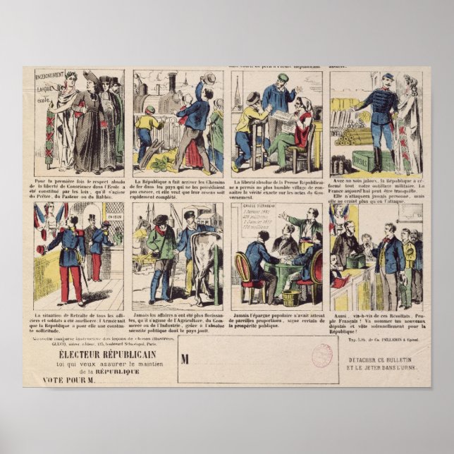 Republican propaganda poster (Front)