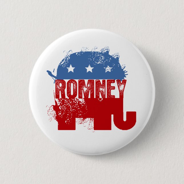Republican ROMNEY Button (Front)