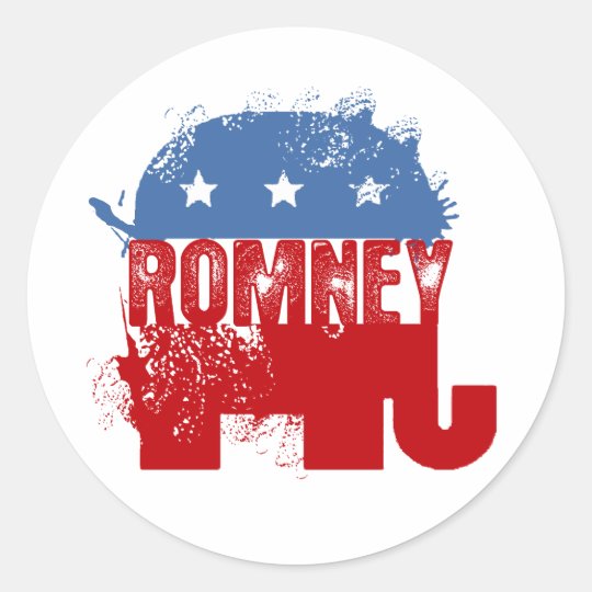 Republican ROMNEY Classic Round Sticker