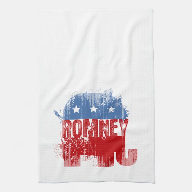 Republican ROMNEY Kitchen Towel (Vertical)