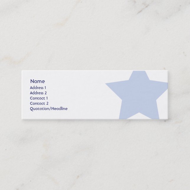 Republican - Skinny Mini Business Card (Front)
