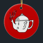 REPUBLICAN TEA PARTY CERAMIC ORNAMENT<br><div class="desc">PoliticalT-shirts.com: Browse the full spectrum of political gifts and apparel. Political bumper stickers,  hoodies,  buttons,  magnets,  mugs,  posters,  and more. Choose Republican,  Democrat,  Liberal,  or Conservative Humor Tees,  and 2010 Campaign Gear & 2012 Campaign Gear.</div>