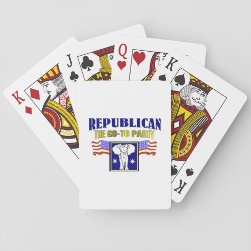 Republican the go_to party poker cards