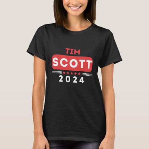 Republican Tim Scott For President 2024 T_Shirt