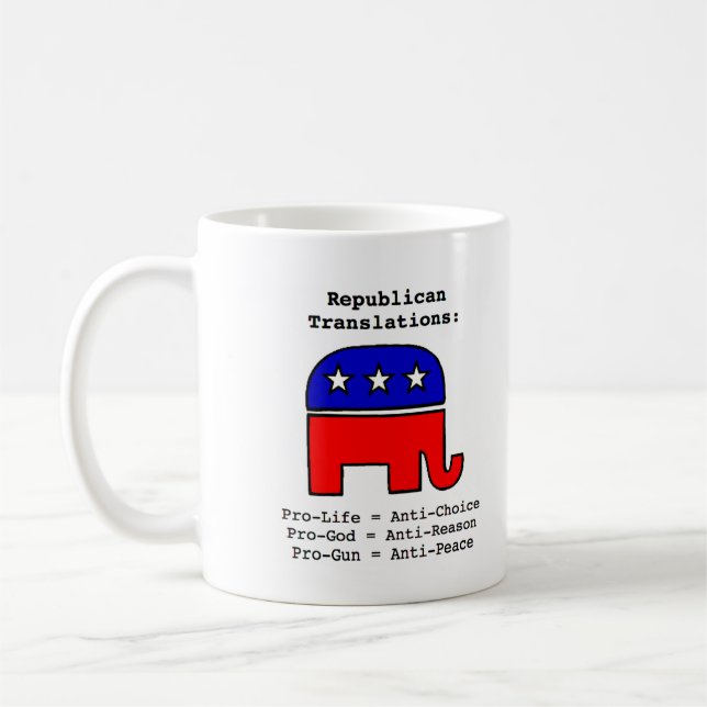 Republican Translations Mug (Left)