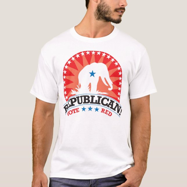 Republican! Vote Red! T-Shirt (Front)