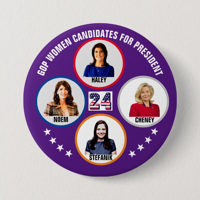 Republican Women for President 2024 Button (Front)