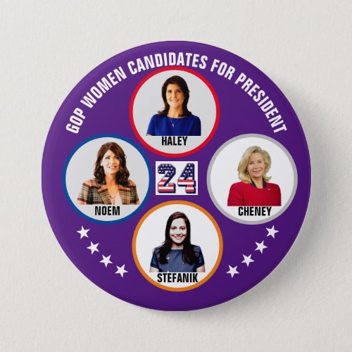 Republican Women for President 2024 Button