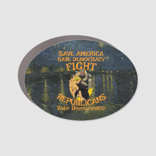 REPUBLICAN ZL X1 KP PARTY VOTE ELECTION COST T CAR MAGNET