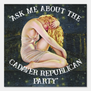 REPUBLICAN ZL X1 KP PARTY VOTE ELECTION COST T SIGN