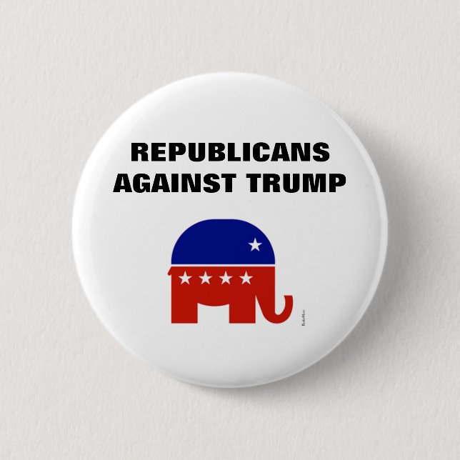Republicans Against Donald trump 2020 Button (Front)