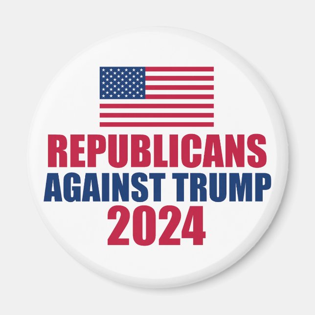 Republicans Against Trump 2024 Election Magnet (Front)