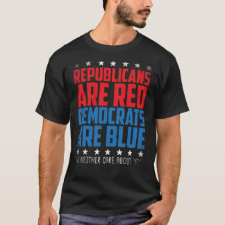 Republicans Are Red, Democrats Are Blue Essential T-Shirt