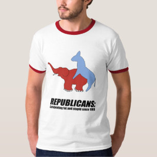 Republicans - Celebrating fat and stupid T-Shirt